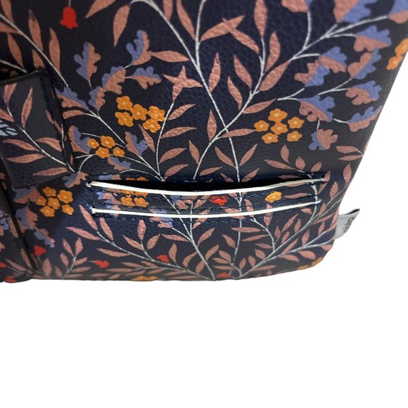 NOTA Ultimate Office Pouch Bag Floral 9" x 7" Clutch Notes Games Zip Up - Picture 4 of 10